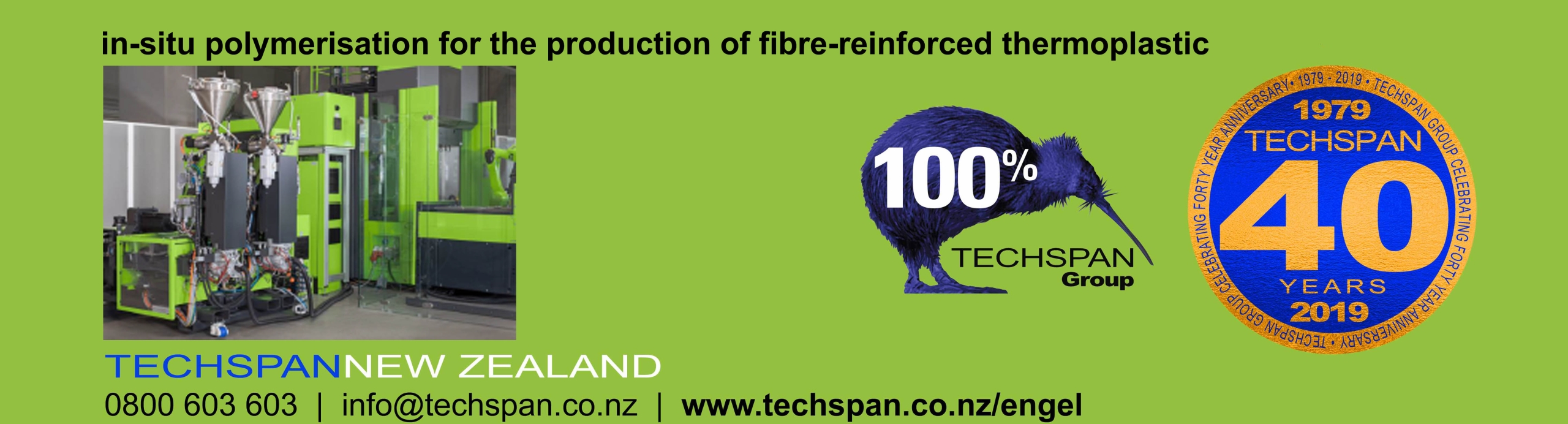 Engel in situ fibre reinforced Techspan NZL feature